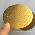 food grade 304 stainless steel phosphor bronze filter mesh disc for coffee machine